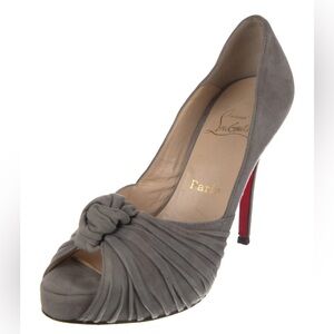 Christian Louboutin Grey Heels 38